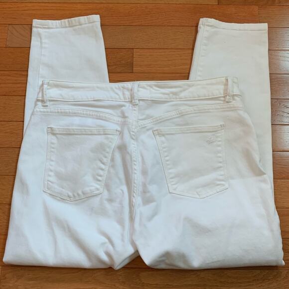 DL1961 Florence Instasculpt Cropped jeans in white, size 32 - Picture 10 of 10